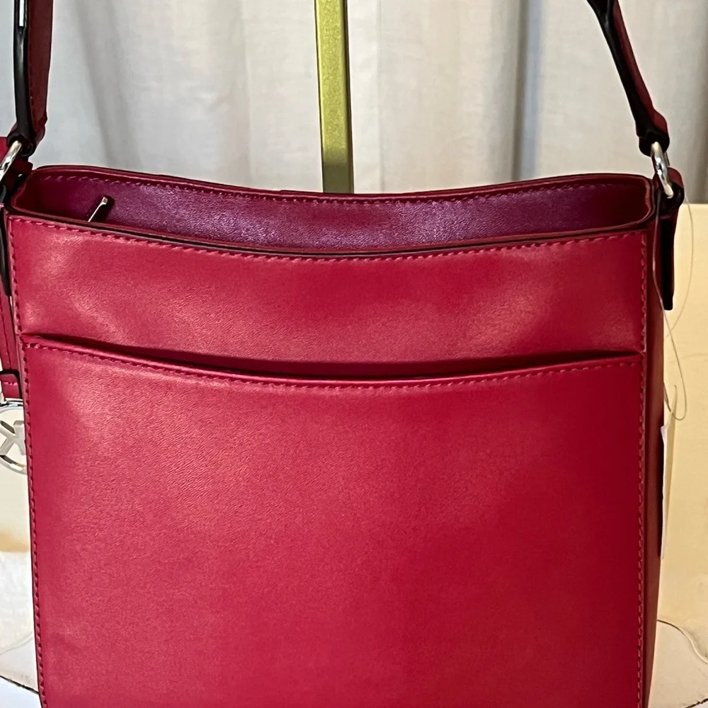 MICHAEL‎ KORS Studded Logo Crossbody Bag  MK Signature Silver Hardware|NWT $428